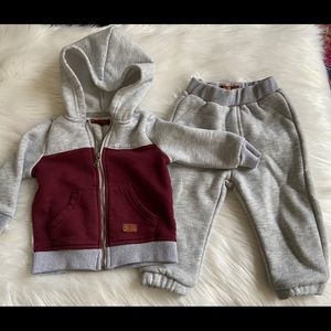 7 for all Mankind Zipper Hoodie Sweatsuit